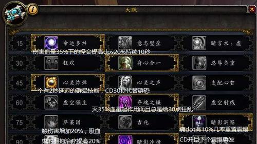 揭秘魔兽牧师天赋加点之道（探究最优天赋配置）  第3张