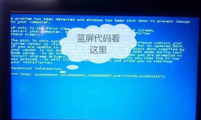 全面解析Win7电脑蓝屏代码，图文并茂，助您轻松应对电脑故障（Win7电脑蓝屏代码大全图解）  第1张