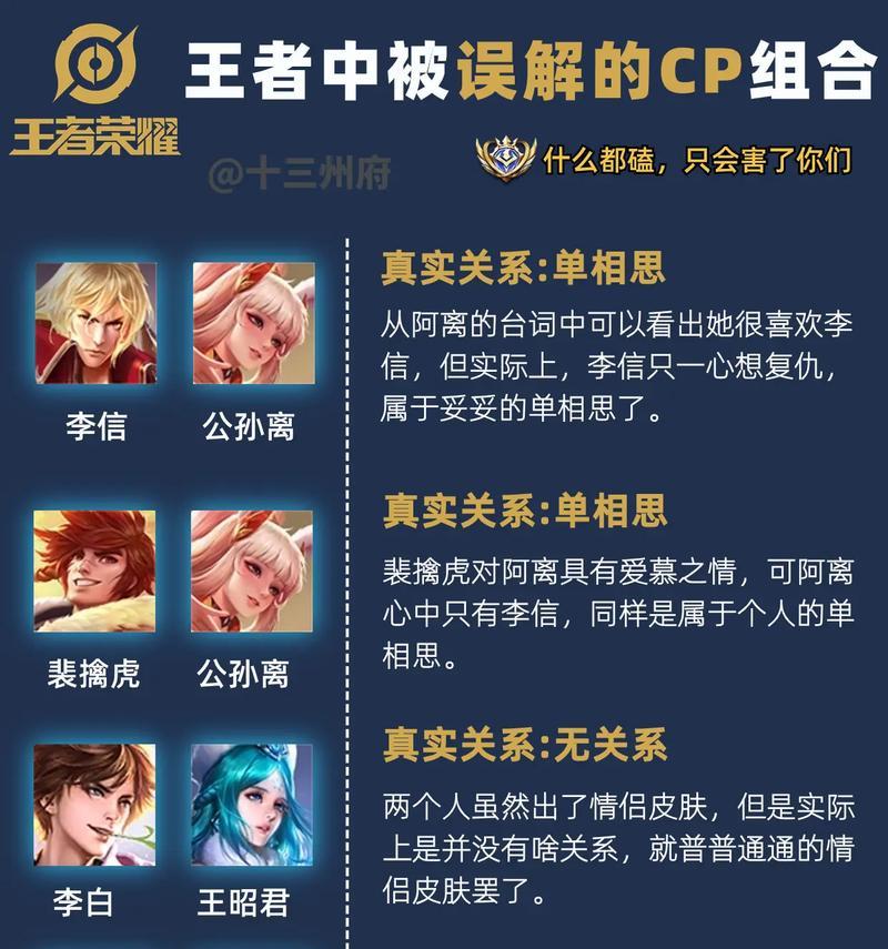 王者荣耀中cp指的是什么？如何正确理解cp？  第2张