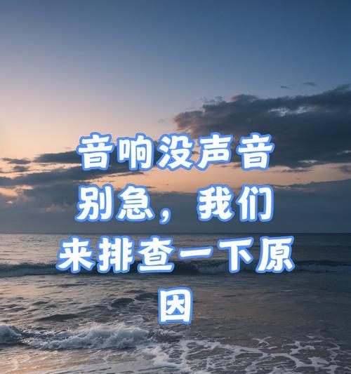 电脑小音响无声音的可能原因有哪些？  第2张