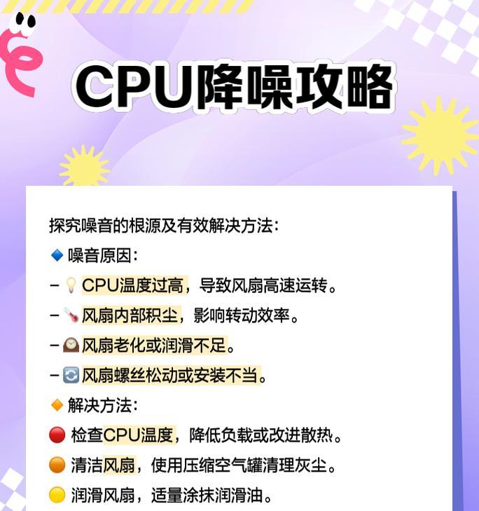 迷你电脑风扇声音大怎么降低？有哪些解决措施？  第3张