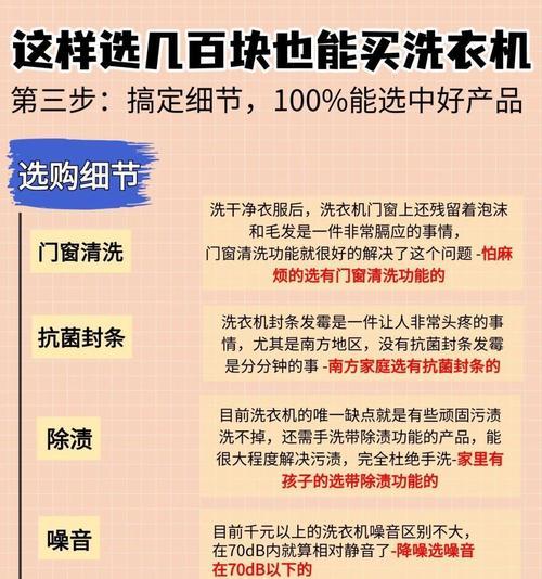 洗衣机选购时如何避免噪音？哪些功能可以减少噪音？  第1张