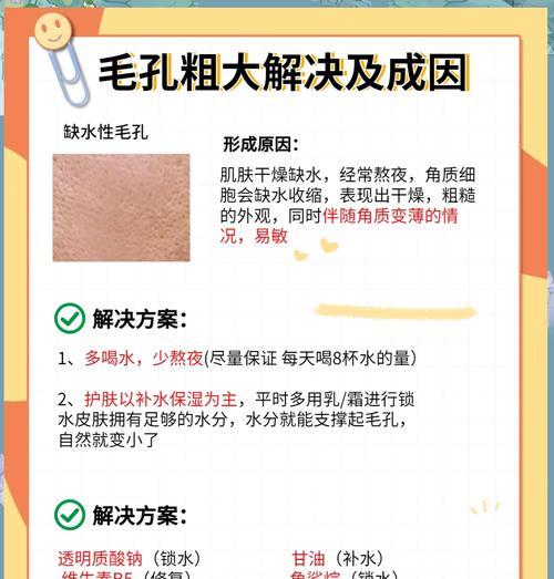 告别毛孔粗大，拥有细腻肌肤（从原因到改善）  第3张
