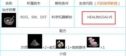 以饥荒代码大全物品全开怎么用不了（掌握这些技巧）  第2张