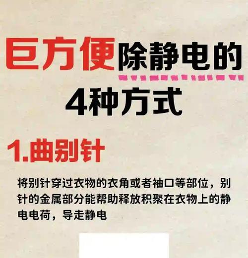 如何防止冬天衣服产生静电（避免不必要的尴尬和不适）  第3张