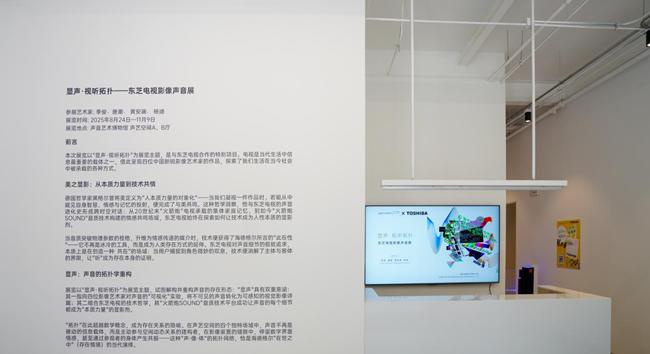 艺术解码 跨界共振 东芝电视携声音艺术博物馆创行业合作新范式  第1张