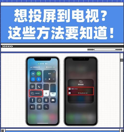 手机投屏到电视的技巧（教你如何实现高清大屏影音享受）  第1张